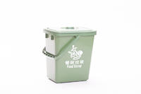 Square funnel trash can kitchen used plastic material 10L