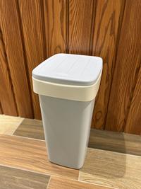 Push lid bin with garbage bag box